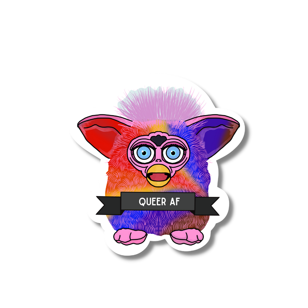 Furby - Queer AF Sticker