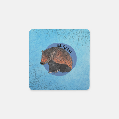 Animal Coaster Neoprene Back (Square) 4PK