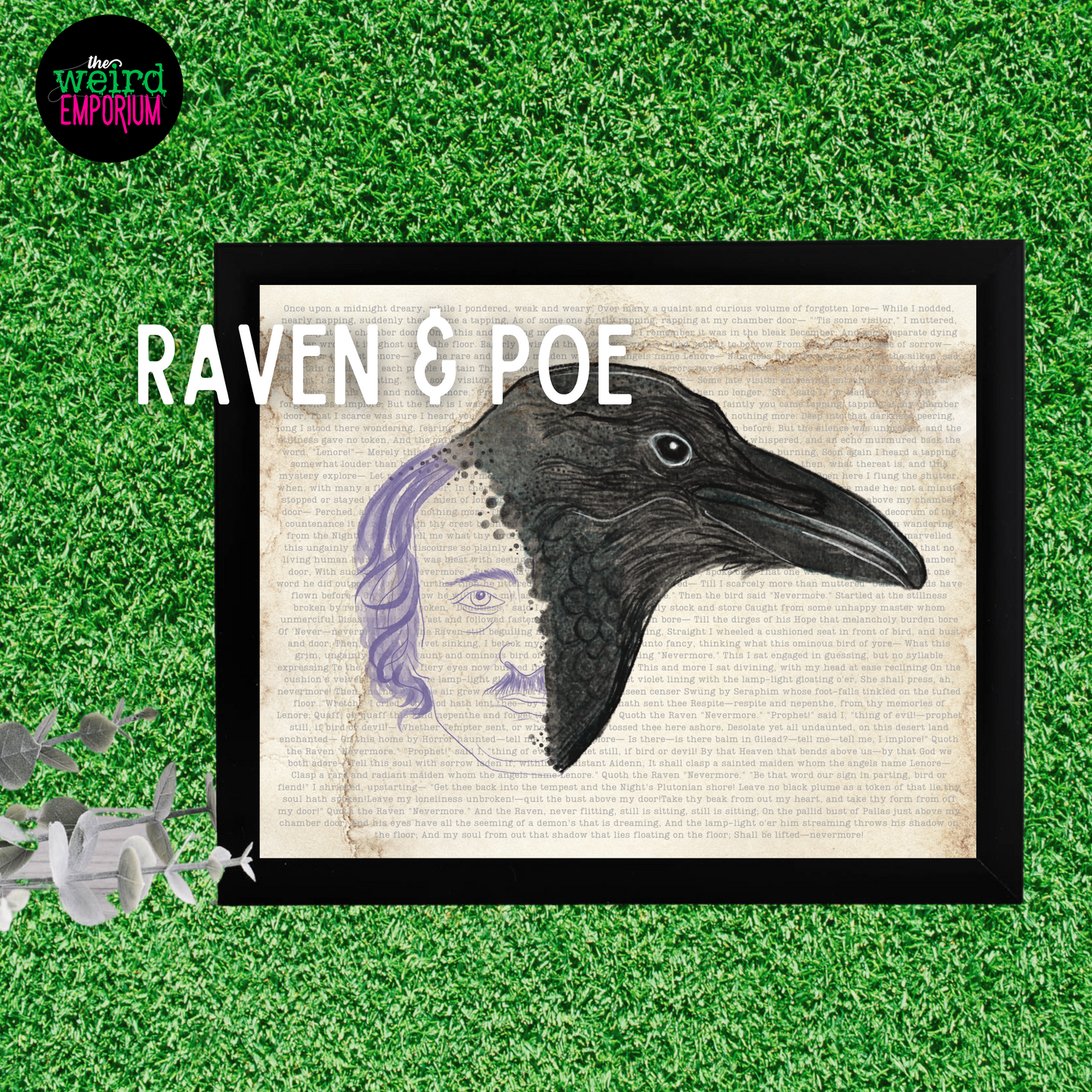 Raven & Poe Print
