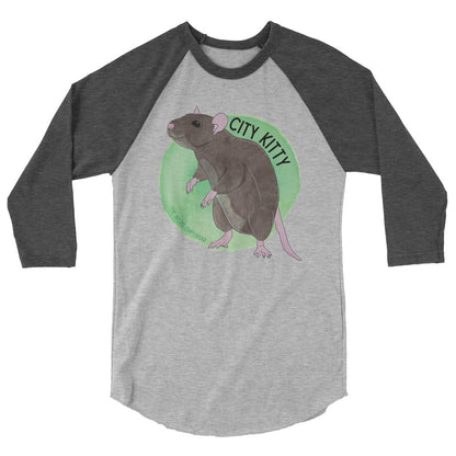 City Kitty Baseball Tee / Raglan