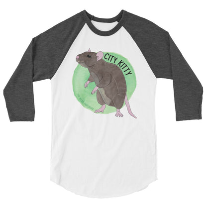 City Kitty Baseball Tee / Raglan