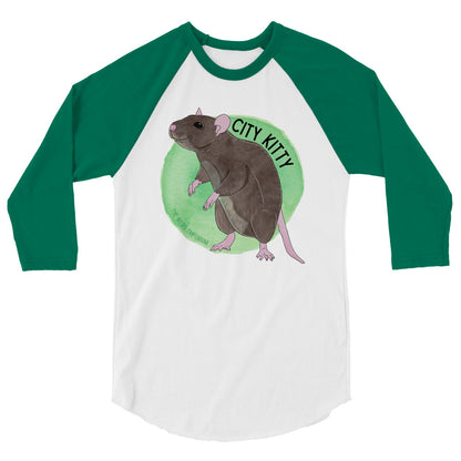 City Kitty Baseball Tee / Raglan