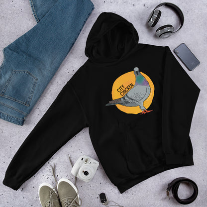 City Chicken Hoodie (Pigeon)