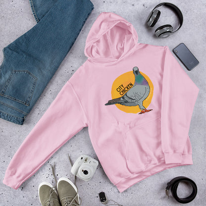 City Chicken Hoodie (Pigeon)