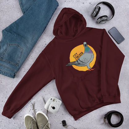 City Chicken Hoodie (Pigeon)