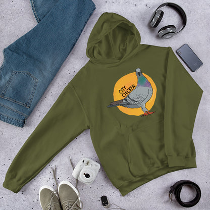 City Chicken Hoodie (Pigeon)