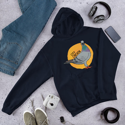 City Chicken Hoodie (Pigeon)