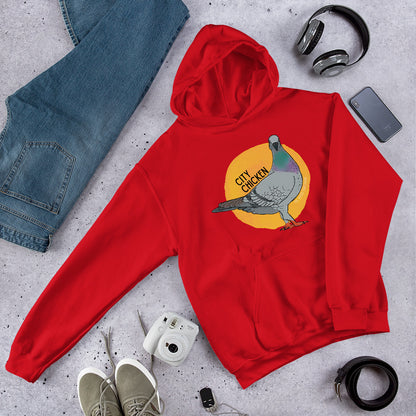 City Chicken Hoodie (Pigeon)