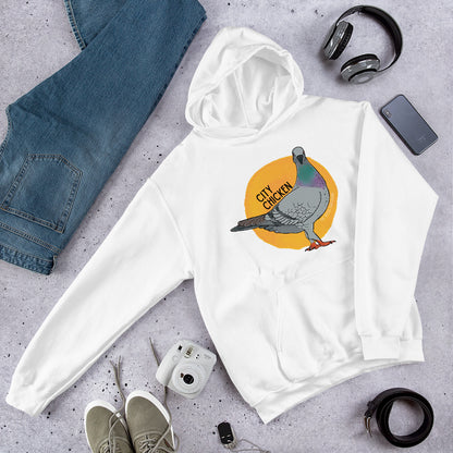 City Chicken Hoodie (Pigeon)