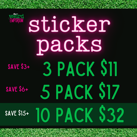 Sticker Packs - Buy more & Save